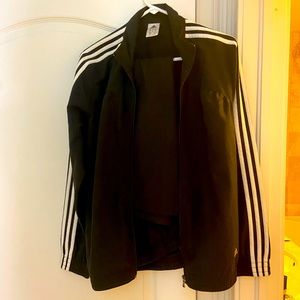 Adidas jacket and pant wind breaker set (XL) 2pc